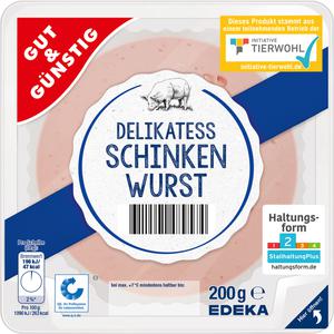 GUT&GÜNSTIG Schinkenwurst 200g QS