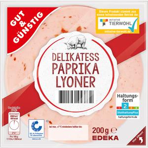 GUT&GÜNSTIG Paprikalyoner 200g QS