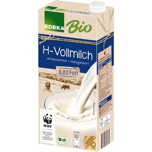 Bio EDEKA H-Vollmilch 3,8% 1l