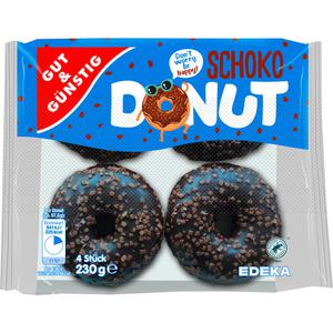 GUT&GÜNSTIG Schoko Donut 4ST 230g