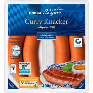 EDEKA mein Bayern Curry Knacker 2x200g QS GQB