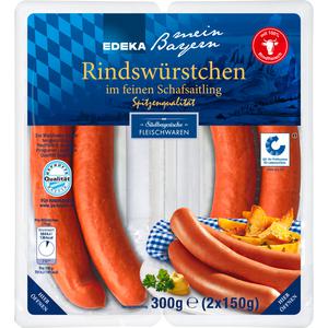 EDEKA mein Bayern Rindswürstchen 2x150g QS GQB