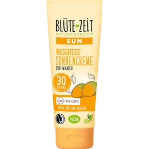 BLÜTEZEIT Wasserfeste Sonnencreme Bio Mango LSF30 75ml