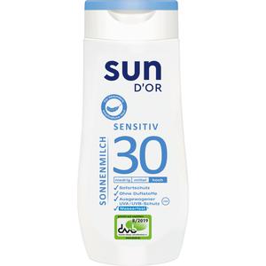 sun D'OR Sonnenmilch sensitiv LSF30 250ml