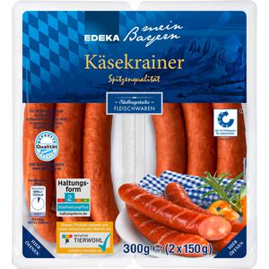 EDEKA mein Bayern Käsekrainer 2x150g QS GQB