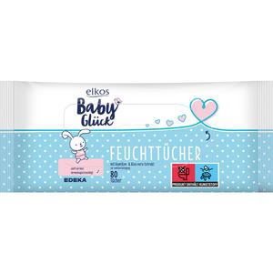 EDEKA elkos Babyglück Feuchttücher mit Kamillen- und Aloe Vera-Extrakt 2x80ST