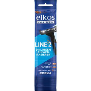 EDEKA elkos for men 2-Klingen Einwegrasierer 10ST