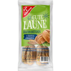 GUT&GÜNSTIG Gute Laune Bauernbrötchen 6ST 360g