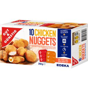 GUT&GÜNSTIG Chicken Nuggets mit Dip 250g