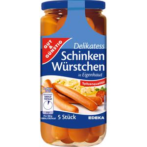 GUT&GÜNSTIG Schinkenwürstchen 5ST 380g