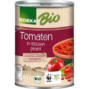 Bio EDEKA Tomaten in Stücken pikant 400g