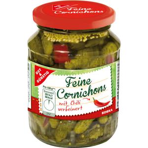 GUT&GÜNSTIG Cornichons mit Chili 350g