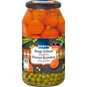 EDEKA Erbsen mit Pariser Karotten extra fein 660g