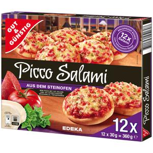 GUT&GÜNSTIG Mini Pizza Käse-Salami 12x30g