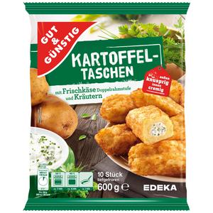 GUT&GÜNSTIG Kartoffeltaschen Frischkäse-Kräuter 600g