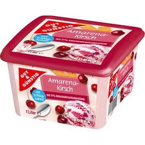 GUT&GÜNSTIG Eiscreme Amarena-Kirsch 1l