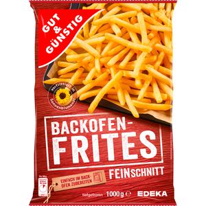 GUT&GÜNSTIG Backofen Frites Feinschnitt 1000g