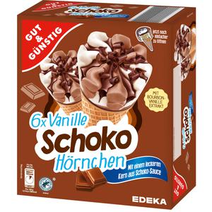 GUT&GÜNSTIG Vanille Schoko Hörnchen 6x120ml