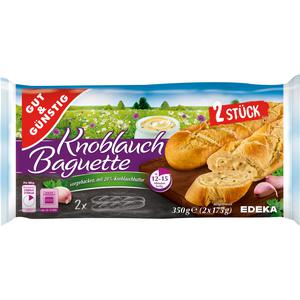 GUT&GÜNSTIG Knoblauchbaguette 2ST 350g