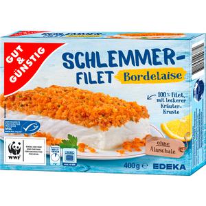 MSC GUT&GÜNSTIG Schlemmerfilet Bordelaise Alaska Seelachs 400g