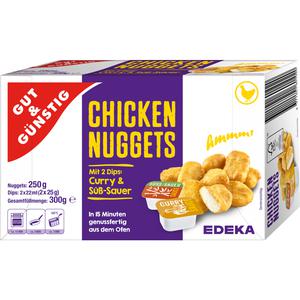 GUT&GÜNSTIG Chicken Nuggets mit Dip 300g