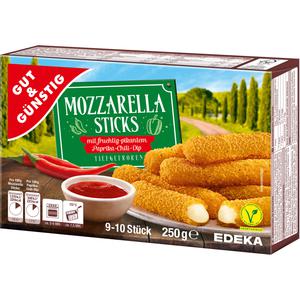 GUT&GÜNSTIG Mozzarella-Sticks 250g