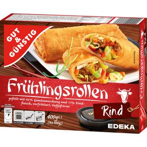 GUT&GÜNSTIG Frühlingsrollen mit Rind 4x100g