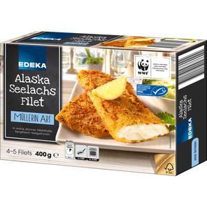 MSC EDEKA Alaska Seelachsfilets Müllerin Art 400g