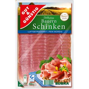 GUT&GÜNSTIG Bauernschinken luftgetrocknet 200g QS