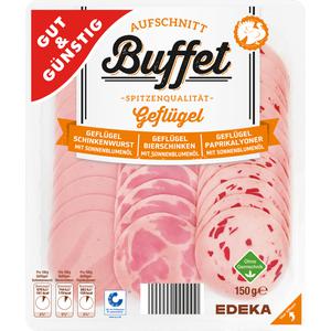 GUT&GÜNSTIG Aufschnitt Geflügel 3-fach150g QS