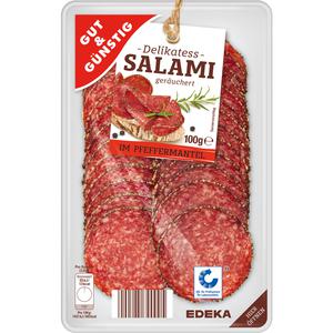 GUT&GÜNSTIG Salami im Pfeffermantel 100g QS