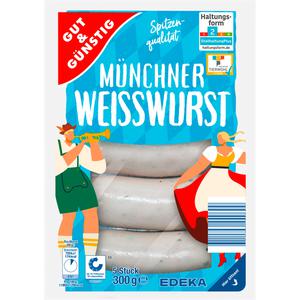 GUT&GÜNSTIG Münchner Weißwurst 300g QS