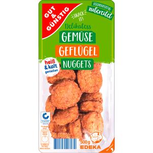 GUT&GÜNSTIG Gemüse Geflügel Nuggets 500g QS