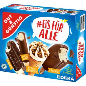 GUT&GÜNSTIG Eis für alle Schoko&Vanille 606ml