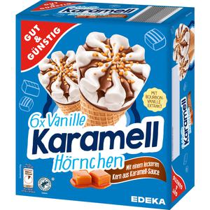 GUT&GÜNSTIG Vanille Karamell Hörnchen 6x120ml