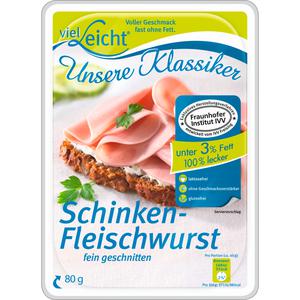 SBF VielLeicht Schinkenfleischwurst fein geschnitten 80g