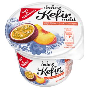 GUT&GÜNSTIG Sahne-Kefir Pfirsich Maracuja 250g