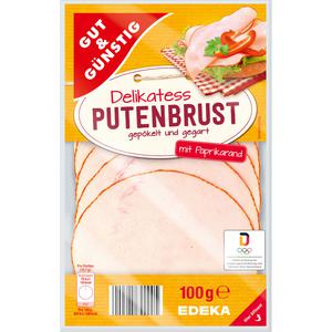 GUT&GÜNSTIG Putenbrust Paprika 100g