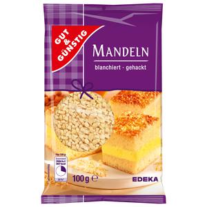 GUT&GÜNSTIG Mandeln gehackt 100g