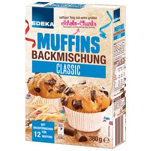 EDEKA Classic Muffins mit Schokostückchen Backmischung 380g