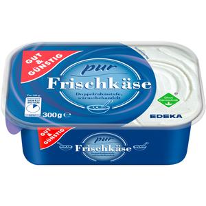 GUT&GÜNSTIG Frischkäse Natur Doppelrahmstufe 70% 300g VLOG