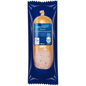 EDEKA mein Bayern Landleberwurst grob 150g QS GQB