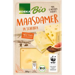 Bio EDEKA Maasdamer Scheiben 45% 200g