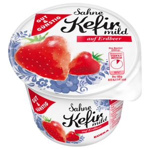 GUT&GÜNSTIG Sahne-Kefir Erdbeer 250g