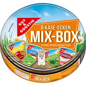 GUT&GÜNSTIG Schmelzkäse Ecken Mix 52% 250g VLOG