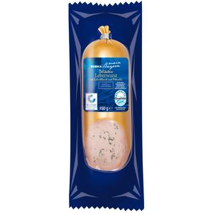 EDEKA mein Bayern Delikatess Leberwurst fein mit Schnittlauch und Petersilie 150g QS GQB