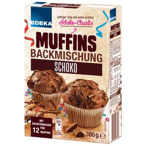 EDEKA Schoko Muffins mit Schokostückchen Backmischung 380g