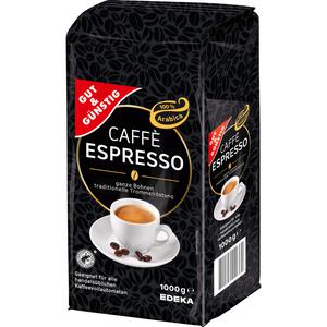 GUT&GÜNSTIG Espresso ganze Bohne 1kg