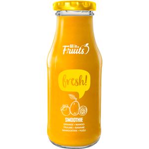 All in Fruits Smoothie Fresh Orange Mango Mangostane Yuzu 250ml