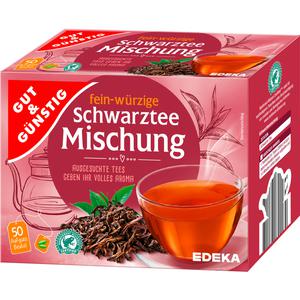 GUT&GÜNSTIG Schwarzteemischung 50x1,75g